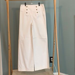 White nautical dress pants